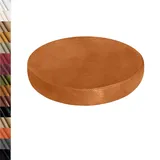 Lsjoaw Rund Sitzauflage Sitzkissen 30X30X8CM Runde Stuhl Sitzpolster Outdoor Garten Stuhlkissen Rundes StüHle Sitzauflagen Sitzunterlage Chair Cushion Color#23 Gelblich-braun