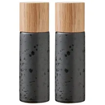 Bitz Salz- & Pfeffermühle Set 2-tlg. 17 cm schwarz