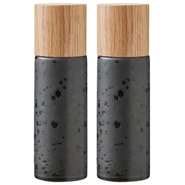 Bitz Salz- & Pfeffermühle Set 2-tlg. 17 cm schwarz