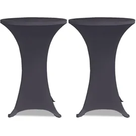 deluke Stehtischhusse AMAU Anthrazit Ø 70 cm 4er Set