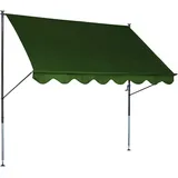 Angerer Klemmmarkise Standard 200 cm uni grün