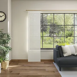 Neutex for you! Schiebegardine NEUTEX FOR YOU "Alora Eco" Gr. 1, weiß (wollweiß), B:60cm H:245cm, Baumwolle, Polyester, Gardinen