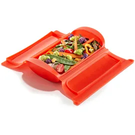 LéKué Lékué-Dampfbox, 1-2 Personen, rot