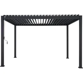 LECO Lamellenpergola DELUXE 3x4m anthrazit