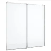 vidaXL Magnetisches Whiteboard Klappbar 80 x 80 cm Weiß