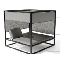 MWH Das Original Cubico Daybed Aluminium grau
