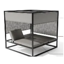 MWH Das Original Cubico Daybed Aluminium grau