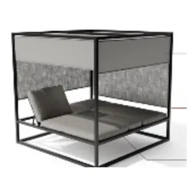 MWH Das Original Cubico Daybed Aluminium grau