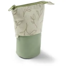 Thalia Stiftemäppchen Baumwolle & recycled PET, 13x7,5x12 (bis 18cm), grün