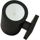 Expo-Börse Kynast Solar Wandlampe Ø 8 x 13 cm schwarz Aluminium IP44