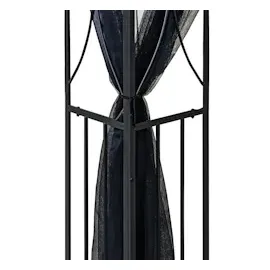 vidaXL Pavillon 4 x 3 m inkl. 4 Seitenteile Anthrazit