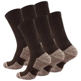 STARK SOUL Wandersocken 6 Paar Braun 35-38