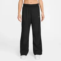Nike Sportswear Phoenix High-Waist Wide-Leg Fleece Jogginghose Damen 010 black/sail XL