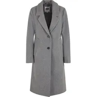 URBAN CLASSICS Ladies Basic Mantel - Grau