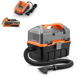 FUXTEC Akku Nass-/Trockensauger SET FX-E1VC20SET