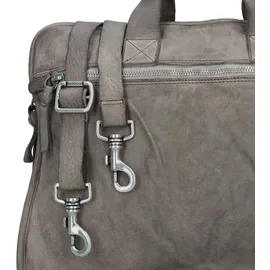 Campomaggi Noce Aktentasche Leder 38 cm grau