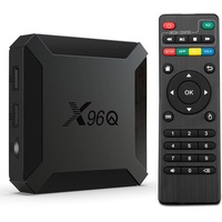 Puersit Android 10.0 TV Box, X96 Q, Allwinner H313 Quad Core Arm Cortex A53, 2GB RAM 16GB ROM Smart, Soporte 4K 3D HDR, 2.4GHz WiFi