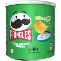 Pringles Sour Cream & Onion Chips 12x 40,0 g, 12 St.