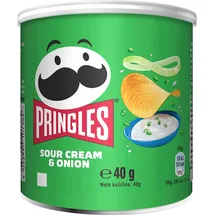 Pringles Sour Cream & Onion Chips 12x 40,0 g, 12 St.