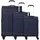 d & n Travel Line 9504 Koffer-Set 3-tlg. blau