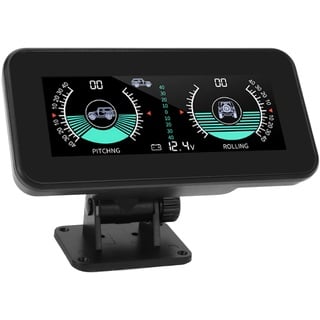 Pyhodi Auto-Neigungsmesser, Digitaler GPS-HUD-Neigungswinkel-Neigungsmesser, Auto-Neigungsmesser, Universeller Intelligenter Neigungsmesser, Hochauflösender Neigungsmesser für Offroad-SUV-Fahrzeuge