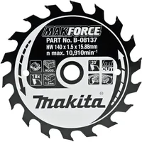 Makita Kreissägeblatt, MAKFORCE 140 x 15,88 mm • 18