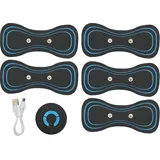 Mini-nackenmassagegerät Für Unterwegs, Handlich, Mit Nackenmassage-sticker, Usb-aufladbar, Ems-impulsfunktion – Aquaforge