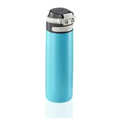 Leifheit Isolierbecher Flip, 600 ml 3276 , Farbe: wasserblau