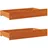 vidaXL Bettschubladen 2 Stk. Wachsbraun 95x55x17 cm Massivholz Kiefer