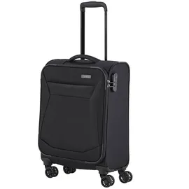 Travelite Chios 4 Rollen Kofferset 3-teilig mit Dehnfalte Koffer & Trolleys Schwarz