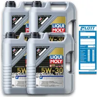 4x 5 Liter Liqui Moly Motorenöl Motoröl Special Tec F 5W-30 20L Oil Ö Oel 3853