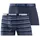 Puma MEN EVERYDAY PLACED LOGO BOXERS blau gestreift L 2er Pack