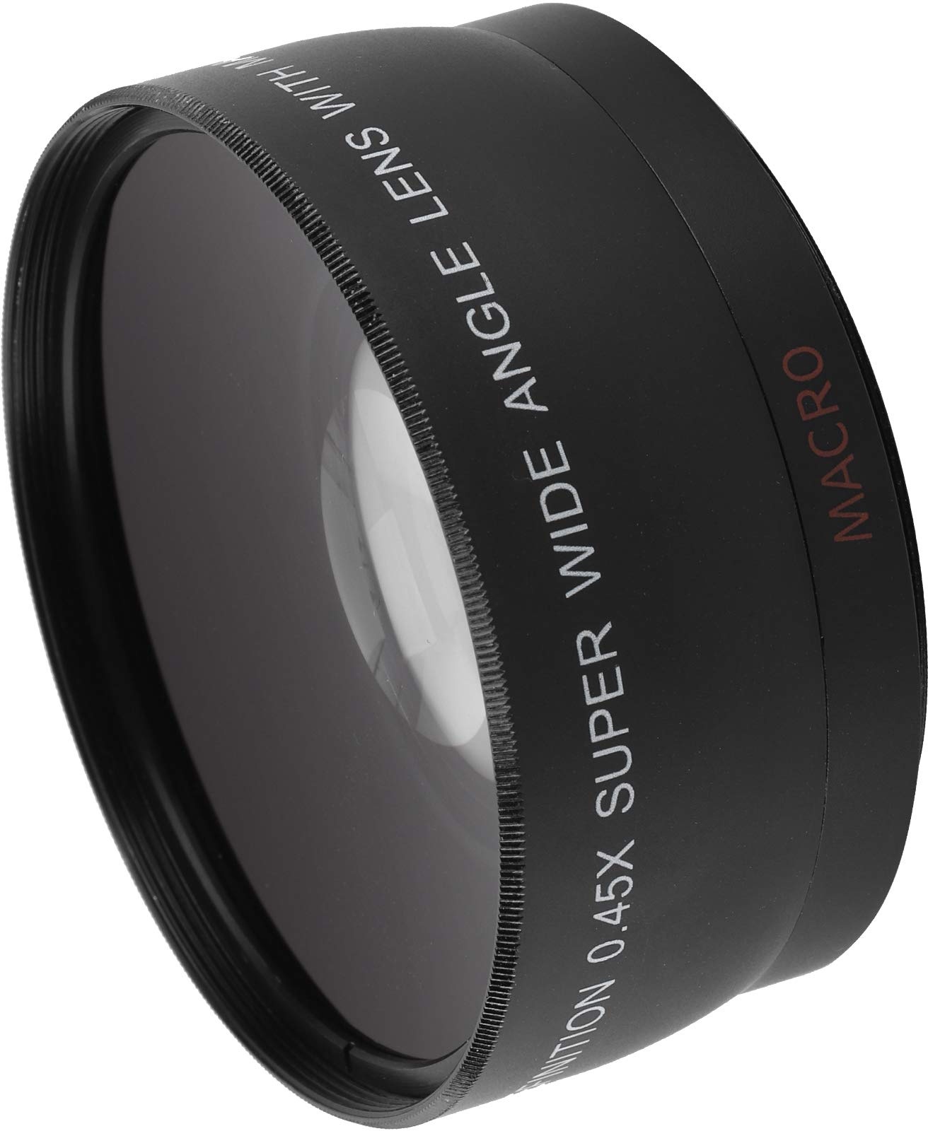 Kameraobjektiv, 55 mm 0,45x Weitwinkel-Makro Zwei-in-Eins-Kamera Zusätzliches Objektiv, für Kameraobjektive mit einem Filterdurchmesser von 55 mm, kompatibler Filter 62 mm Filter