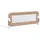 vidaXL Kleinkind-Bettschutzgitter Taupe 102x42 cm Polyester