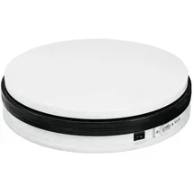 Europalms Drehteller 25cm bis 25kg Weiß