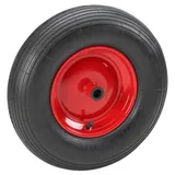 Metafranc Schubkarrenrad 4.80/4.00-8, luftbereift, 250kg Tragkraft Ø 400mm, mit Stahl-Felge