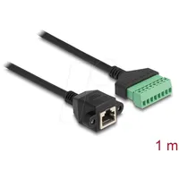 DeLock 66055 RJ45 Kabel Cat.6 Buchse zu Terminalblock Einbau