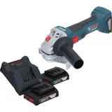 Bosch Professional, Winkelschleifer, Bosch GWS 18V-7 Professional Akku Winkelschleifer 18 V 125 mm Brushless + 2x Akku 2,0 Ah + (125 mm)