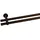 INDEKO Gardinenstange INDEKO "Consul", braun (braun, antik), L:220cm Ø:20mm, Aluminium, Gardinenstangen, Innenlauf Komplett-Set inkl. Gleitern und Montagematerial