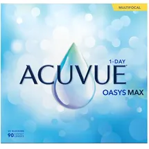 Acuvue Johnson – Johnson Acuvue Oasys Max 1-Day Multifocal (90er Packung) Tageslinsen -2.75 dpt, Addition Low (0.75-1.25) – BC 8.4) mit UV-Schutz