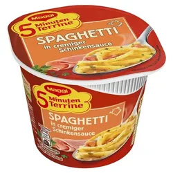 Maggi 5 Minuten Terrine »Spaghetti in Schinken-Sauce« 8x 64 g