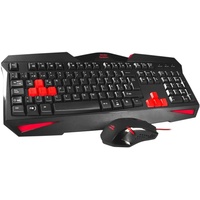 Mars Gaming MCP1 Tastatur Maus enthalten Schwarz, Rot