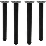 MS Beschläge 4er Set Metall 710mm höhenverstellbar