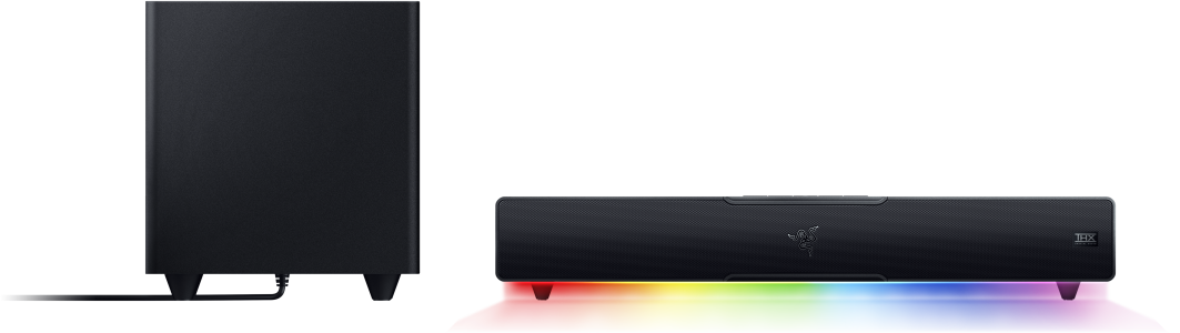 Razer Leviathan V2 - PC-Gaming-Soundbar mit Subwoofer 7.1 , RGB, THX Spatial Audio, Bluetooth 5.2