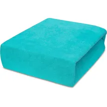 Best For You Spannbettlaken Frottee 80 x 180 cm Blau
