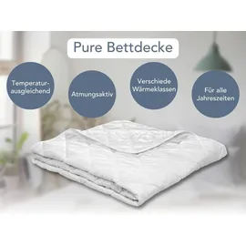 XDream leichte Bettdecke | 135 x 200 cm | dünne Sommerdecke | XDREAM Pure | Weiß