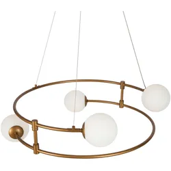Pendelleuchte Balance Goldfarben max. 40 Watt
