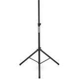 Pronomic SPS-1S Boxenstativ Stahl - Boxenständer mit Stabiler extra breiter Dreibein-Konstruktion - Höhe 120-193 cm - Stativ auch als Dartstativ oder Fotostativ verwendbar