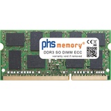 PHS-memory RAM für Supermicro SuperServer 5018A-TN4 DDR3 SO DIMM ECC 1600MHz PC3L-12800P (Supermicro SuperServer 5018A-TN4, 1 x 8GB), RAM Modellspezifisch