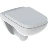 Geberit Renova Plan Set Wand-WC Tiefspüler, Rimfree, mit WC-Sitz weiß